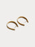 Adelaide Hoops in Gold