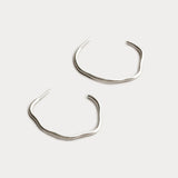 Arp Hoops in Sterling Silver