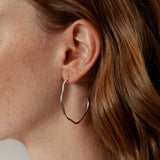 Arp Hoops in Sterling Silver