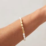 Contrast Bracelet in Gold