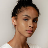 Gia Hoop in Silver