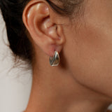 Hepworth Hoops in Sterling Silver