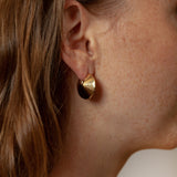 Kyla Hoops in Gold