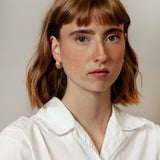 Kyla Hoops in Sterling Silver