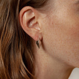 Kyla Hoops in Sterling Silver