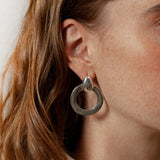Lotti Hoops in Sterling Silver