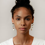 Lunette Earrings in Sterling Silver