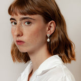 Marcel Pearl Studs in Sterling Silver