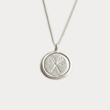 Palms Necklace in Sterling Silver