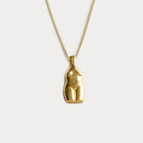 The Woman Vase in Gold