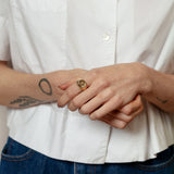 Miro Signet Ring in Gold